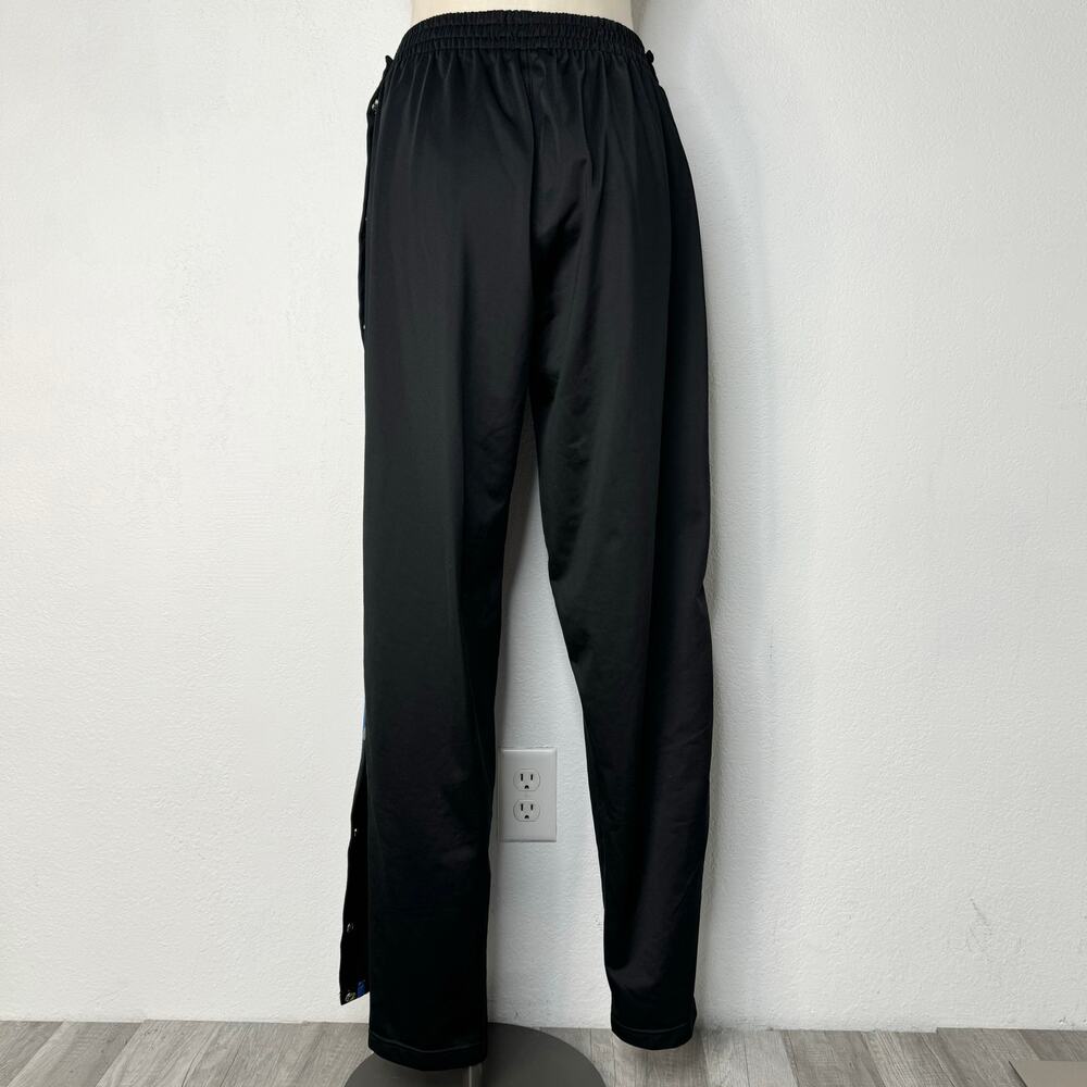 Vintage 90s Y2K Brake Tear Away Track Pants Side Stripe Blue Black Size Large - Picture 4 of 6